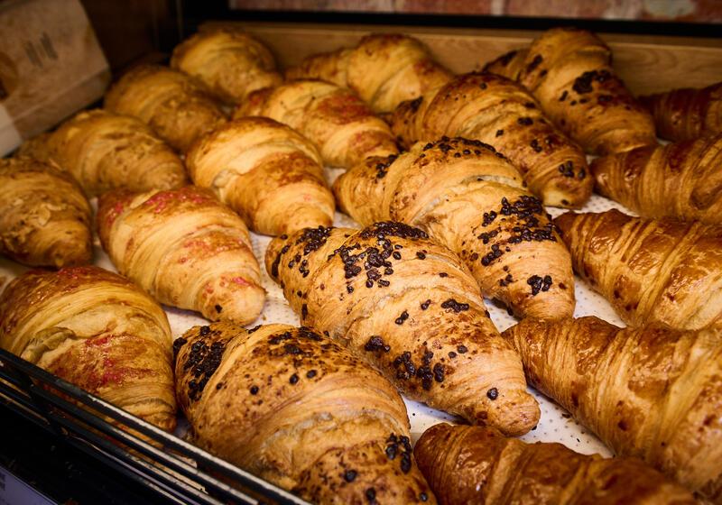 Croissant choco en noten