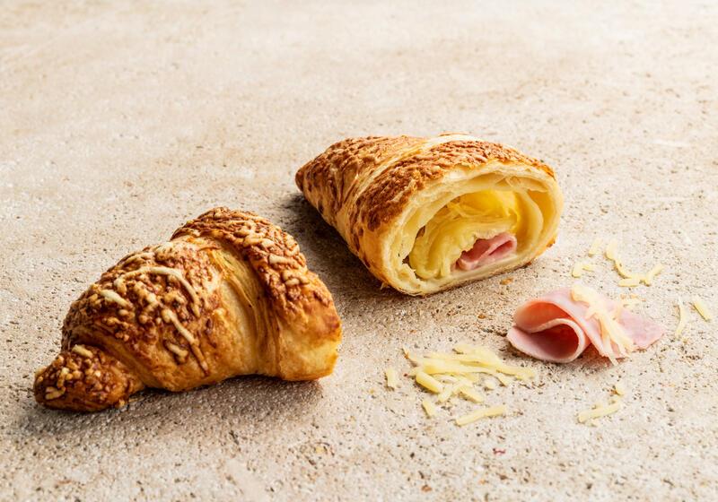 Croissant jambon fromage