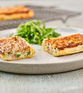 C548 Quiche jambon-poireaux
