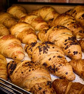 Croissant choco en noten