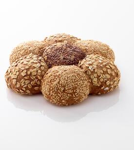 Margriet met granen en zaden